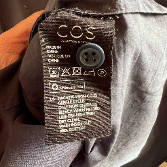 COS Button Down Shirt Dress with pockets - Picture 2 of 6